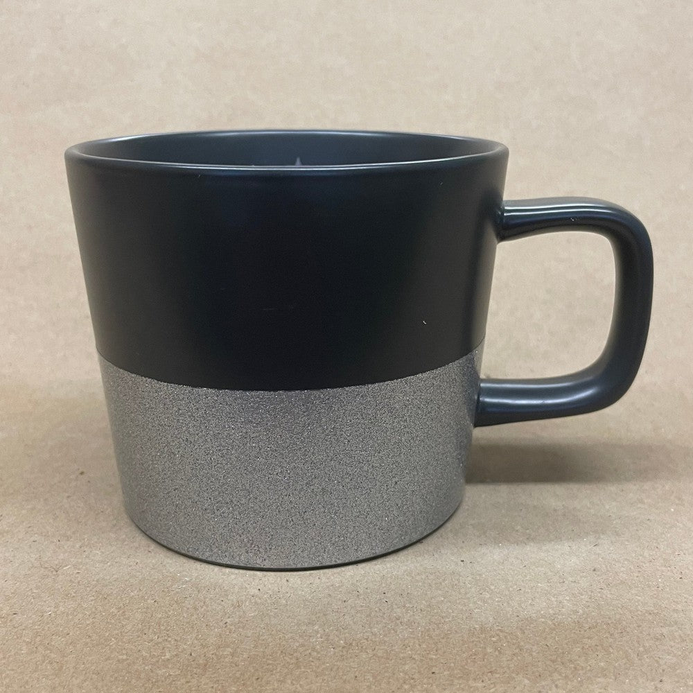 Starbucks Matte Black and Silver Glitter Mug-2018